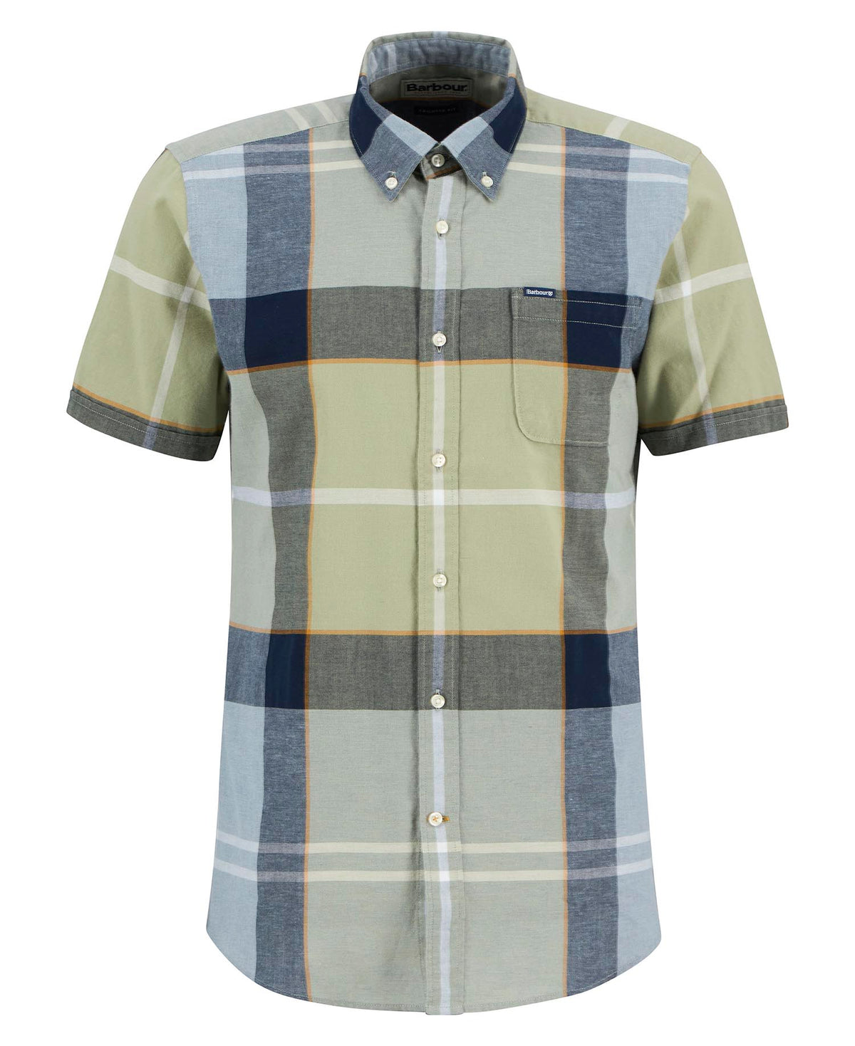 Barbour Doughill Short Sleeve Tartan Shirt - Highland Loch Tartan