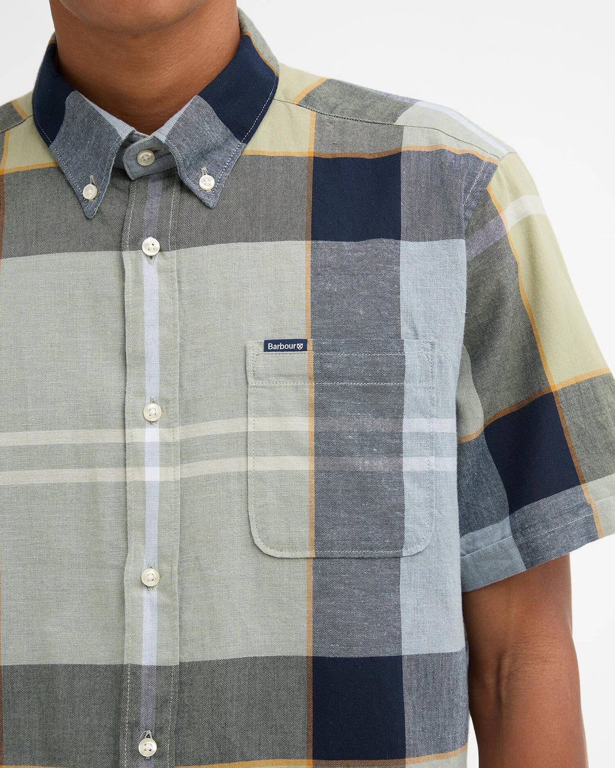 Barbour Doughill Short Sleeve Tartan Shirt - Highland Loch Tartan