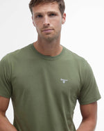 Barbour Essential Sports T-Shirt - Burnt Olive Green