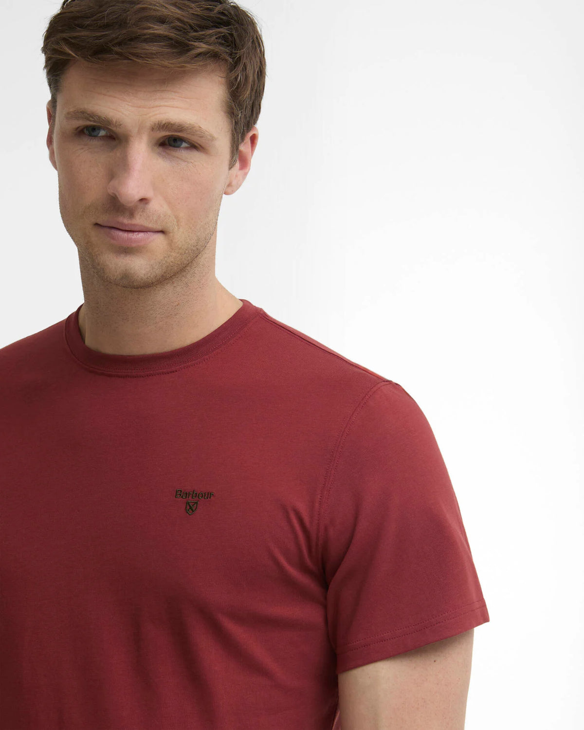 Barbour Essential Sports T-Shirt - Russet Red