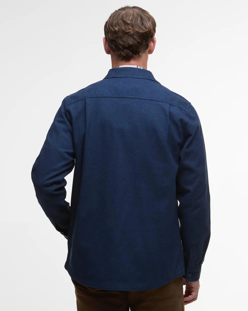 Barbour Giles Twill Overshirt - Navy Blue