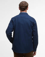 Barbour Giles Twill Overshirt - Navy Blue