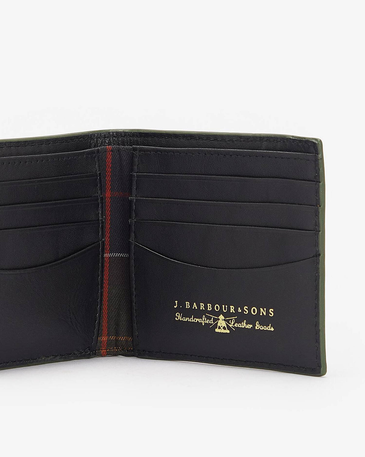 Barbour Brown Leather & Tartan Wallet