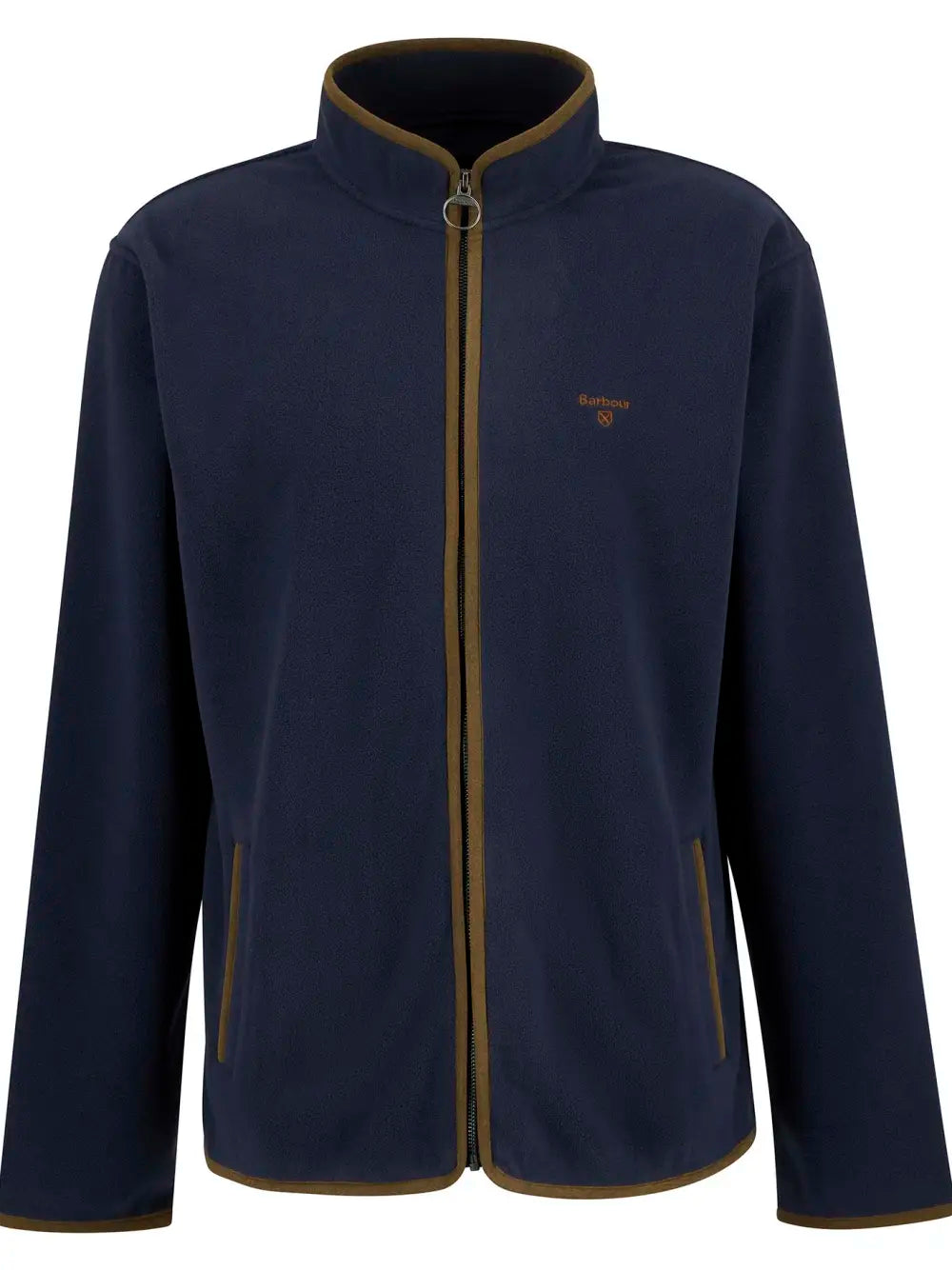 Barbour Harwood Zip Through Fleece - Navy Blue