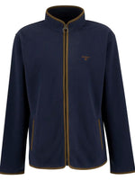 Barbour Harwood Zip Through Fleece - Navy Blue