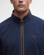 Barbour Harwood Zip Through Fleece - Navy Blue