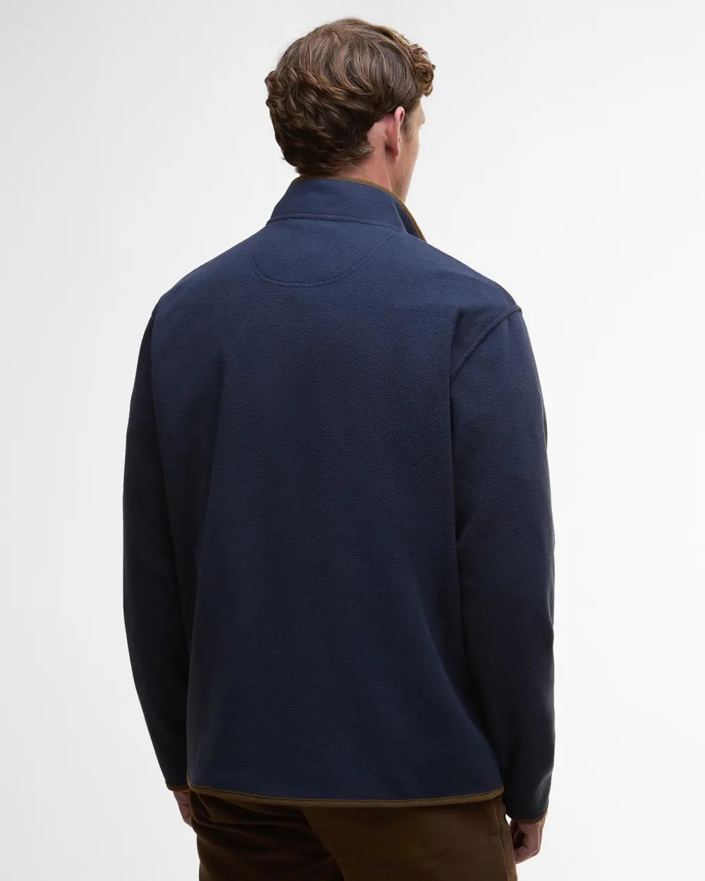 Barbour Harwood Zip Through Fleece - Navy Blue