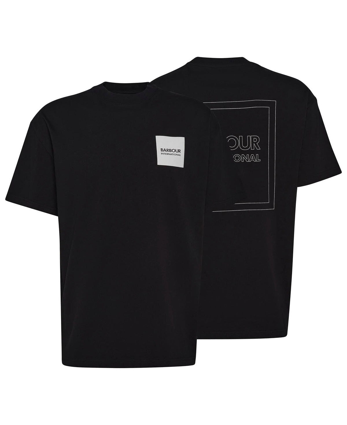 Barbour International Block Print T-Shirt - Black