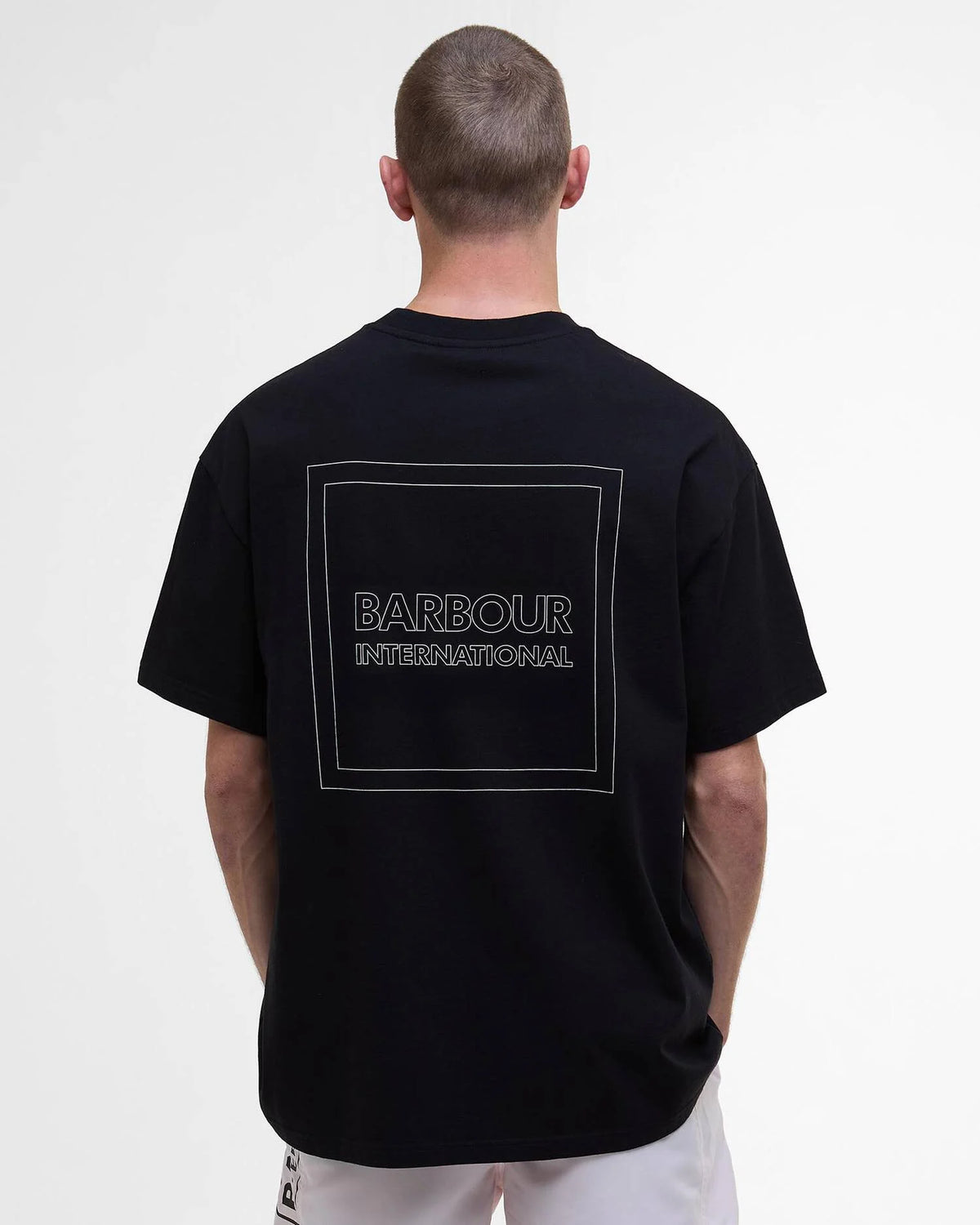 Barbour International Block Print T-Shirt - Black
