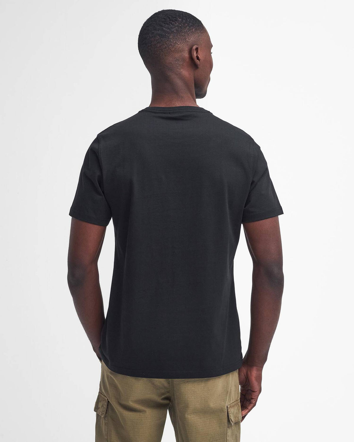 Barbour International Essential Large Logo T-shirt - Black