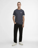Barbour International Evan Deep Cuff Tipped T-Shirt - Storm Grey
