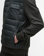 Barbour International Heysham Quilted Sweatshirt Jacket - Black