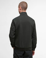 Barbour International Heysham Quilted Sweatshirt Jacket - Black