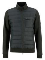 Barbour International Heysham Quilted Sweatshirt Jacket - Black