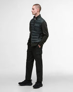 Barbour International Heysham Quilted Sweatshirt Jacket - Black