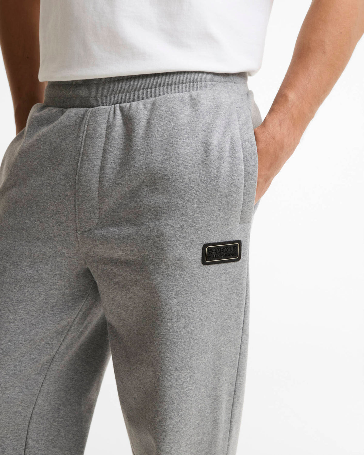 Barbour International Map Joggers - Anthracite Grey Marl