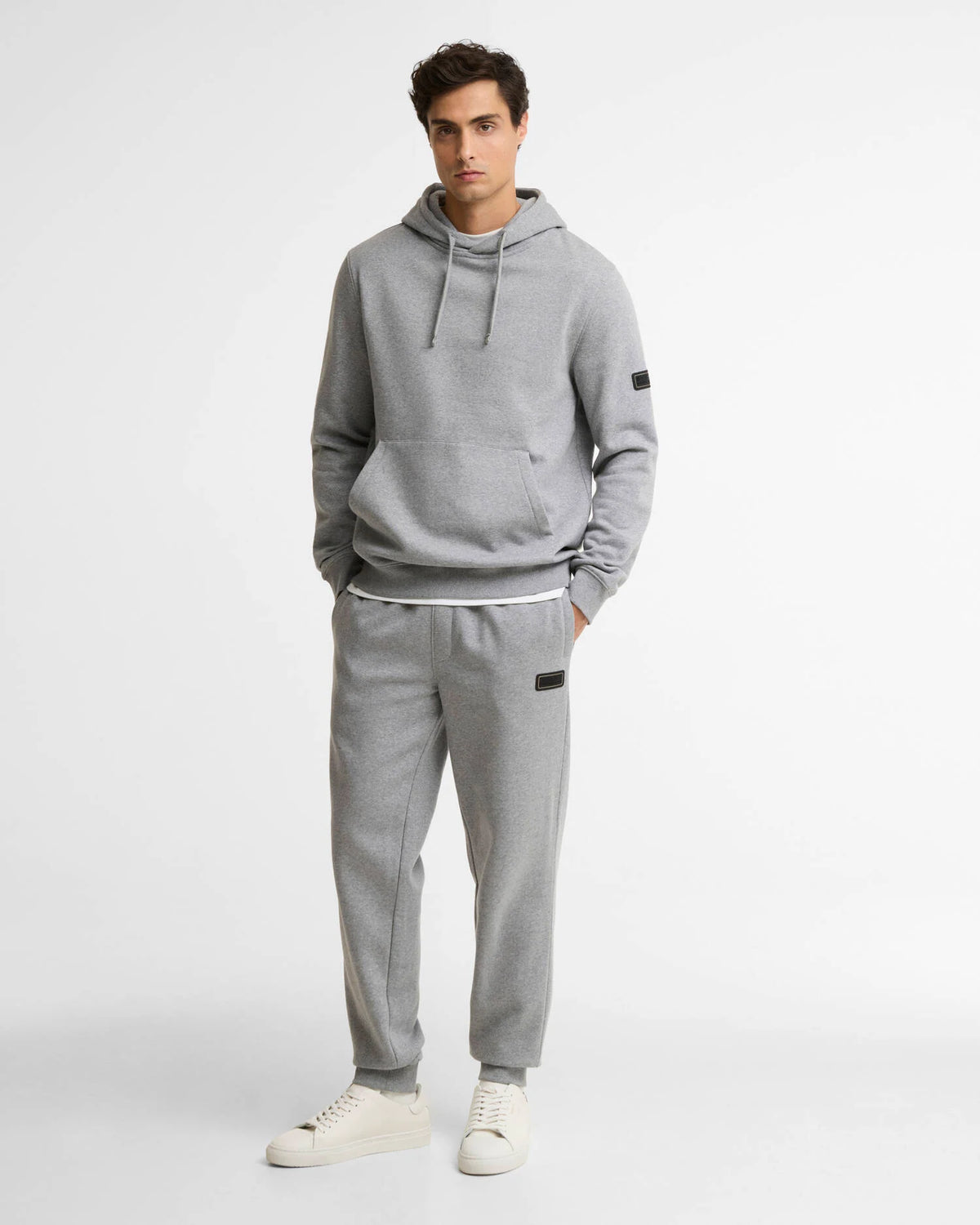 Barbour International Map Joggers - Anthracite Grey Marl