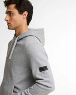 Barbour International Map Overhead Hoodie - Anthracite Grey Marl