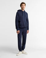 Barbour International Map Overhead Hoodie - Navy Blue