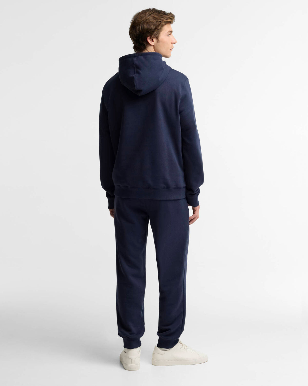 Barbour International Map Overhead Hoodie - Navy Blue