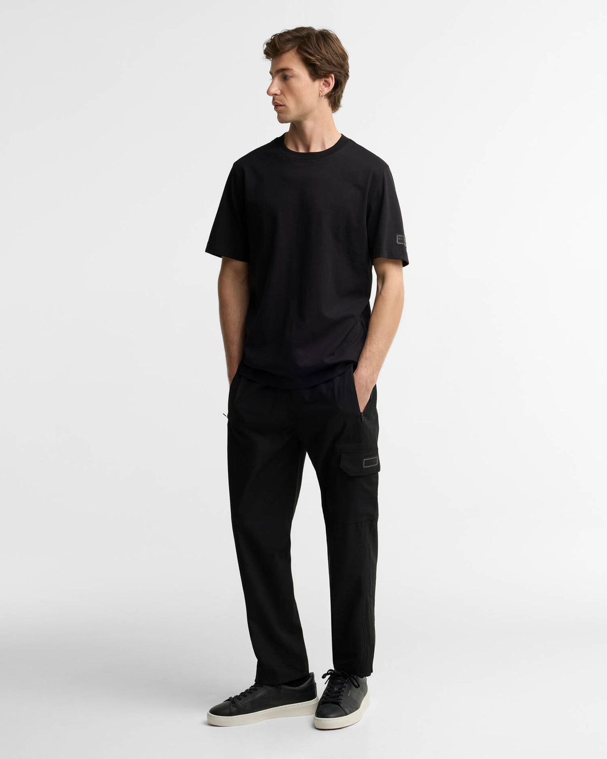 Barbour International Outline T-Shirt - Black