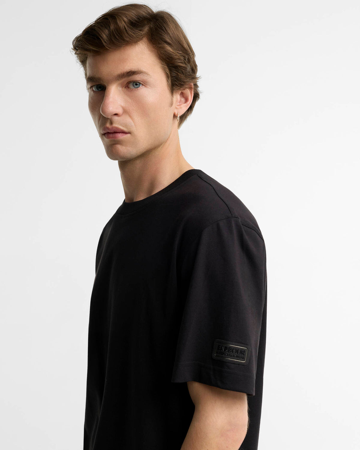 Barbour International Outline T-Shirt - Black