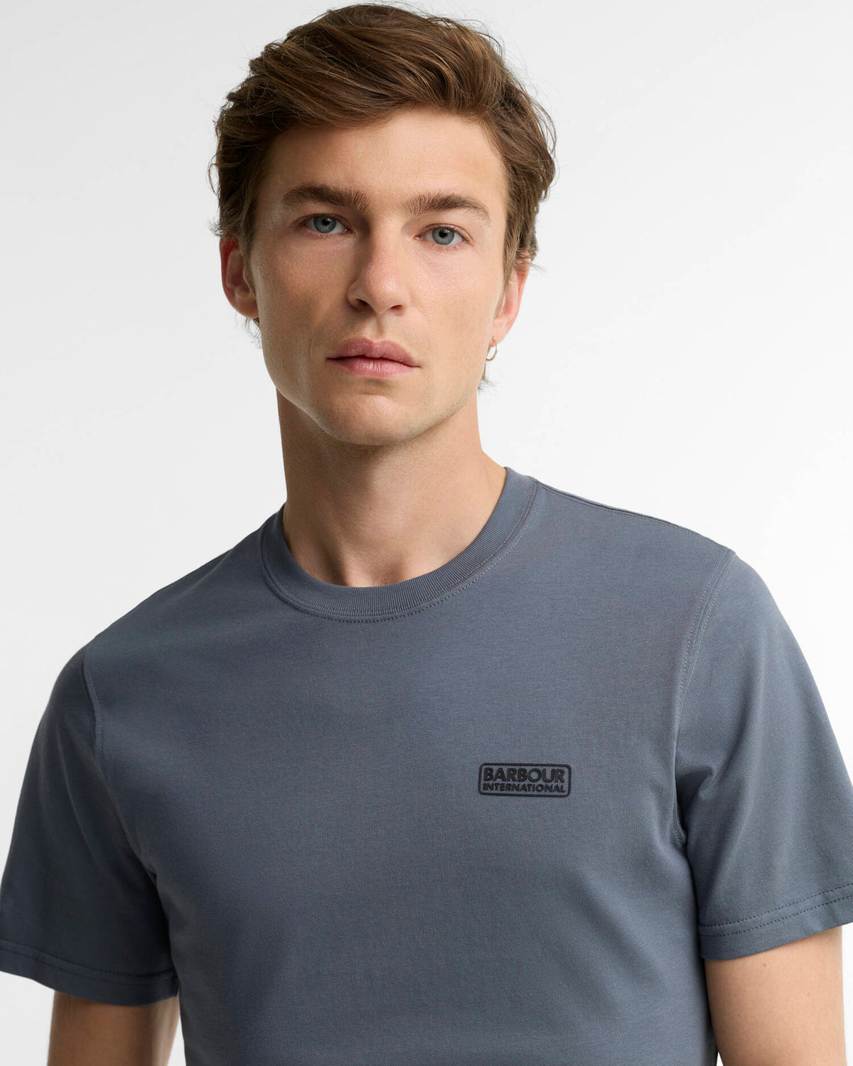 Barbour International Small Logo T-Shirt - Washed Charcoal