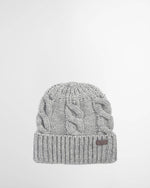 Barbour Jesmond Beanie & Scarf Gift Set - Mid Grey