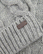 Barbour Jesmond Beanie & Scarf Gift Set - Mid Grey