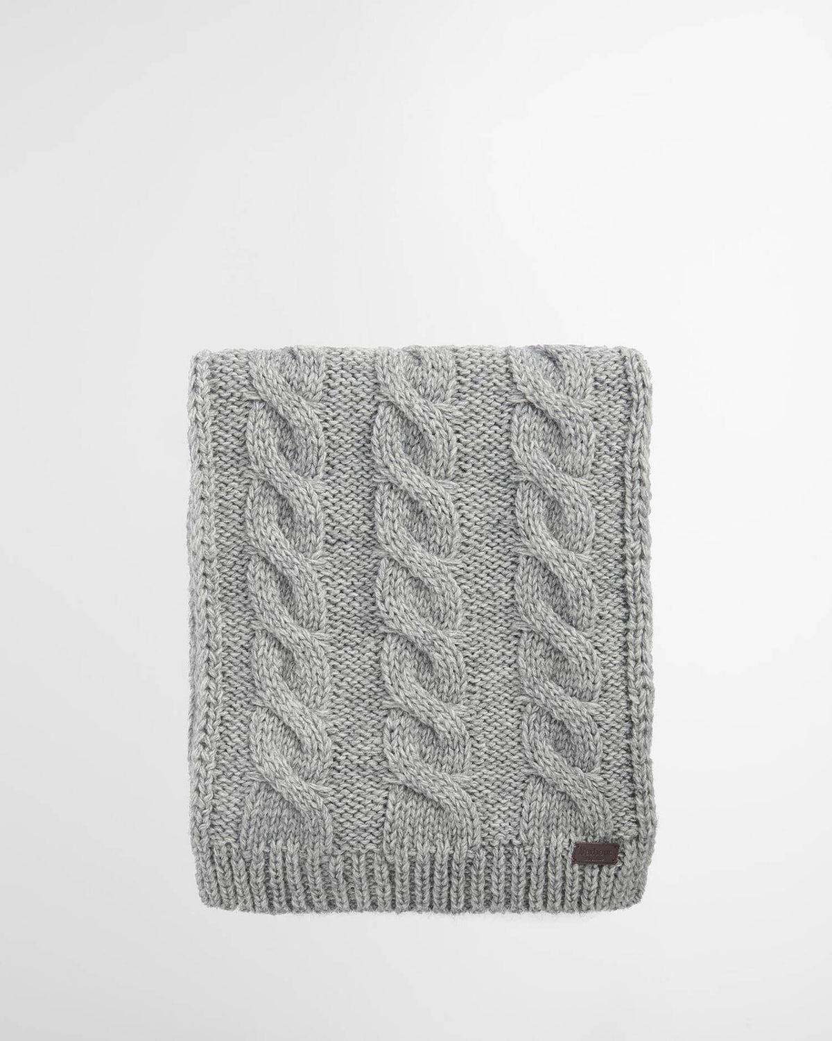 Barbour Jesmond Beanie & Scarf Gift Set - Mid Grey