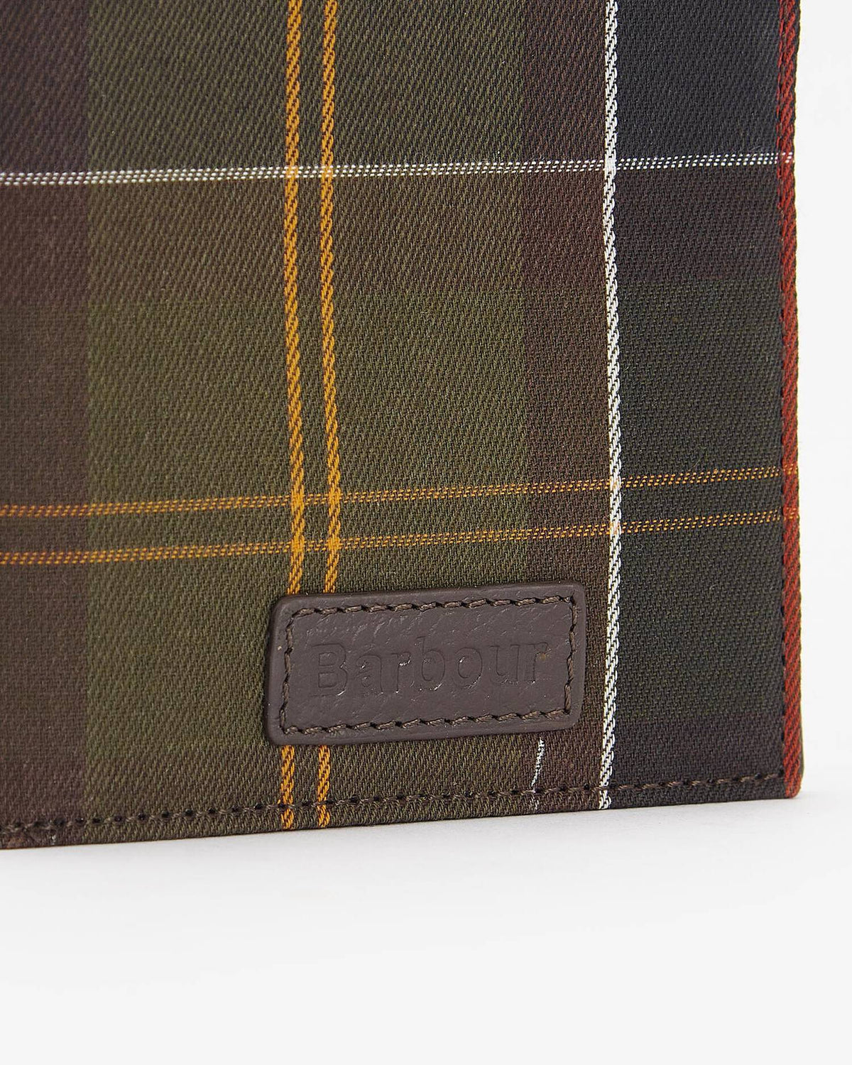 Barbour Brown Leather & Tartan Wallet