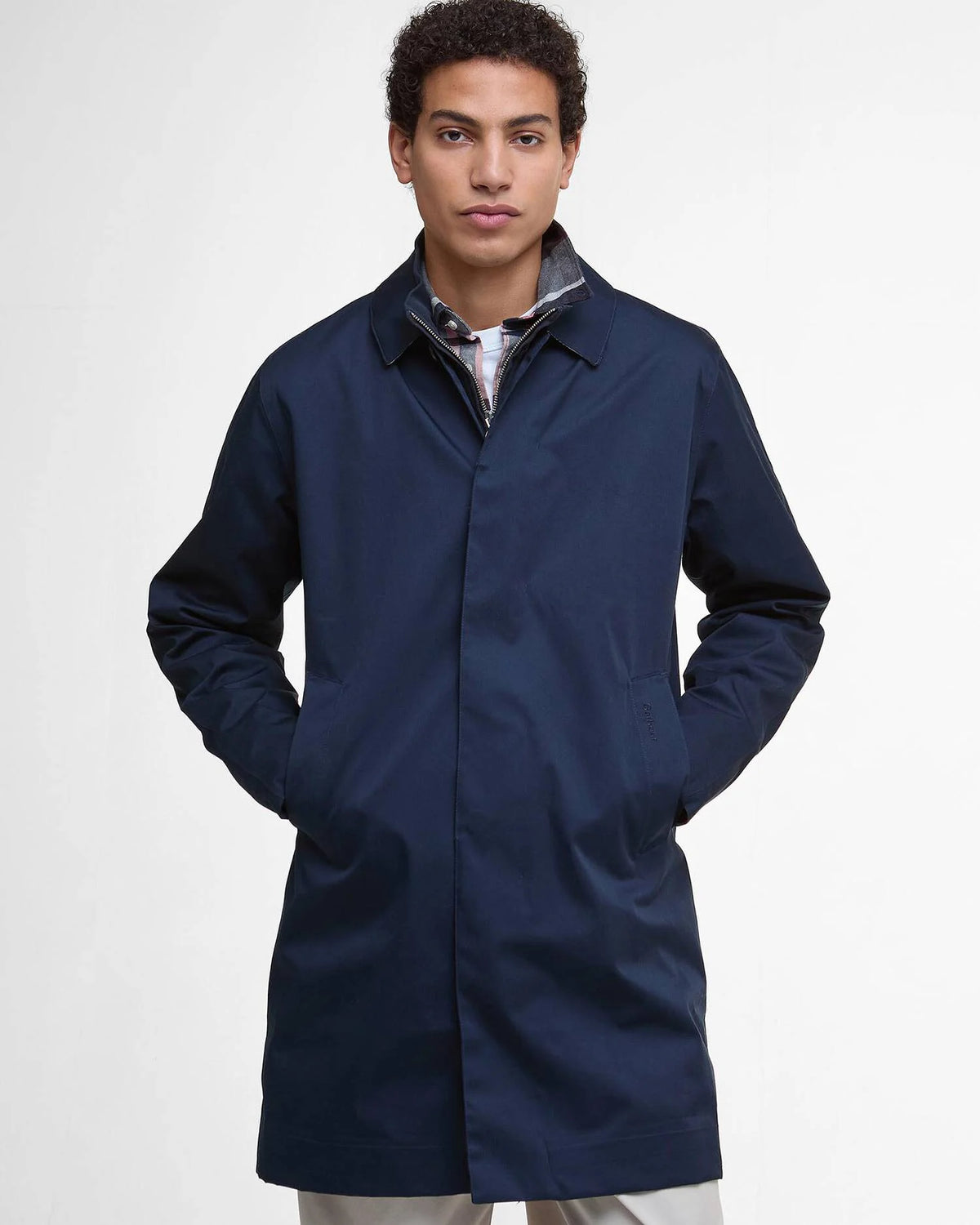 Barbour Lorden Waterproof Jacket - Navy Blue