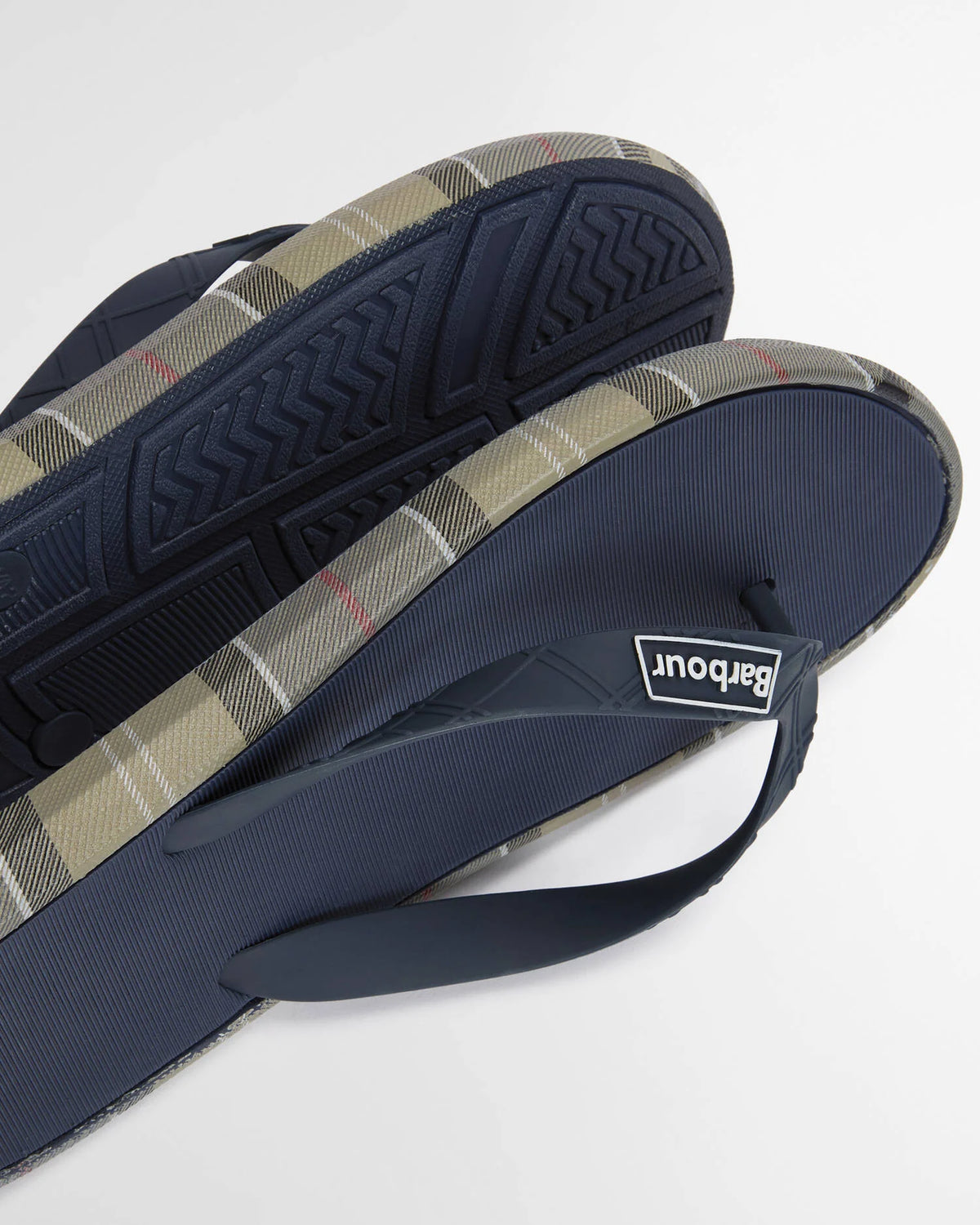 Barbour Oakdale Sandal - Navy/Dress Tartan