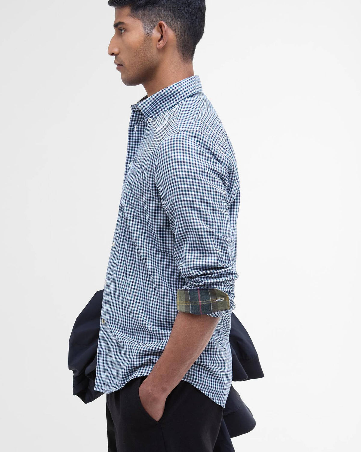 Barbour Padshaw Tailored Check Long-Sleeved Shirt - Green