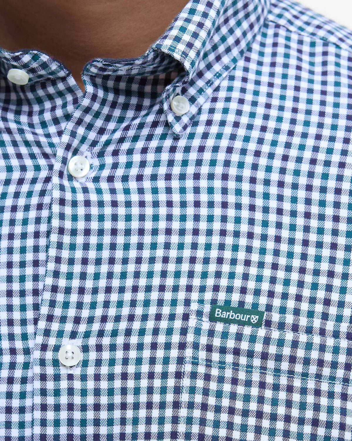 Barbour Padshaw Tailored Check Long-Sleeved Shirt - Green