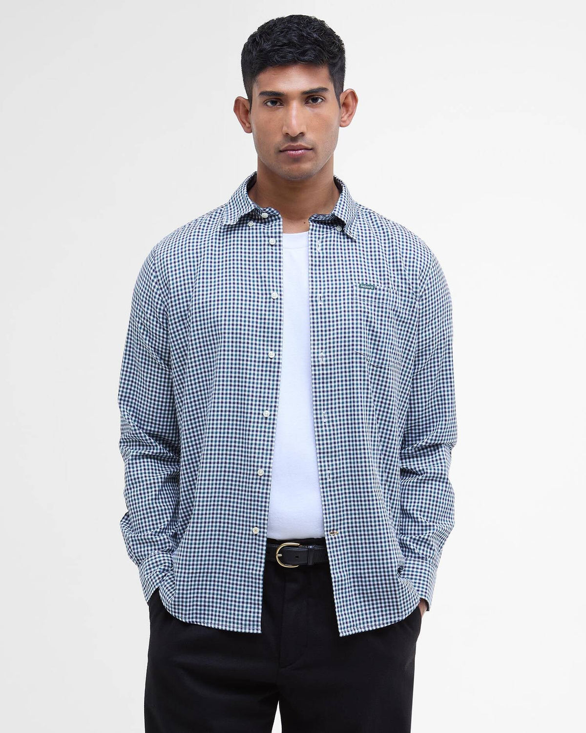 Barbour Padshaw Tailored Check Long-Sleeved Shirt - Green
