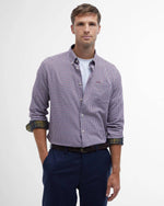Barbour Padshaw Tailored Check Long-Sleeved Shirt - Rich Red