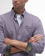 Barbour Padshaw Tailored Check Long-Sleeved Shirt - Rich Red