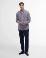 Barbour Padshaw Tailored Check Long-Sleeved Shirt - Rich Red