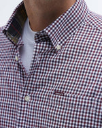 Barbour Padshaw Tailored Check Long-Sleeved Shirt - Rich Red