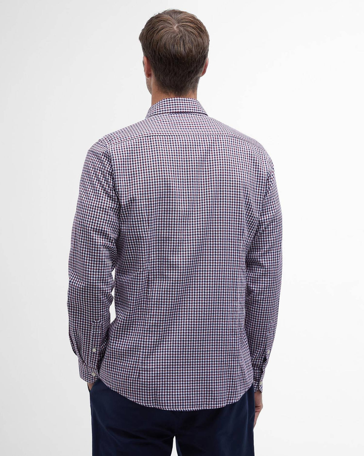 Barbour Padshaw Tailored Check Long-Sleeved Shirt - Rich Red