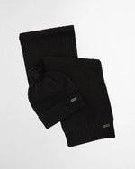 Barbour Ramside Beanie & Scarf Gift Set - Black