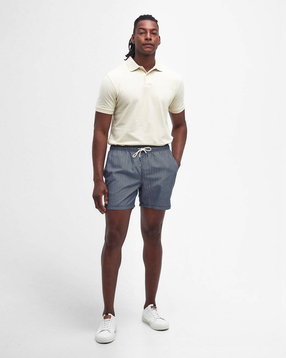 Barbour Shell Swim Shorts - Classic Navy