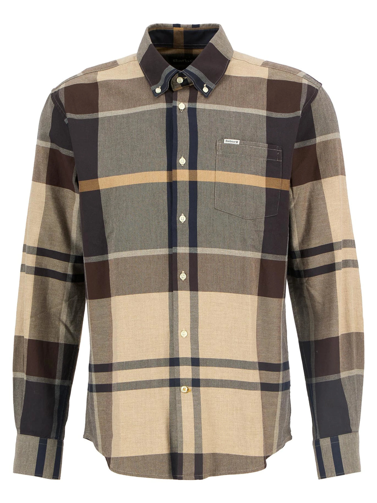 Barbour Bearpark Regular Tartan Check Shirt - Brown Autumn Dress