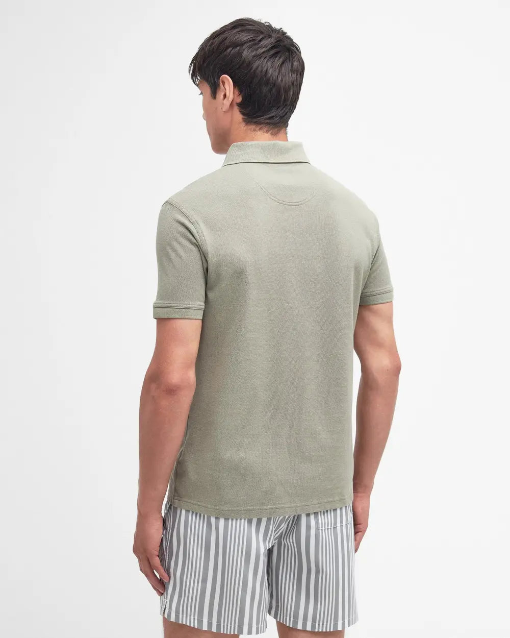 Barbour Sports Polo Shirt - Dusty Green