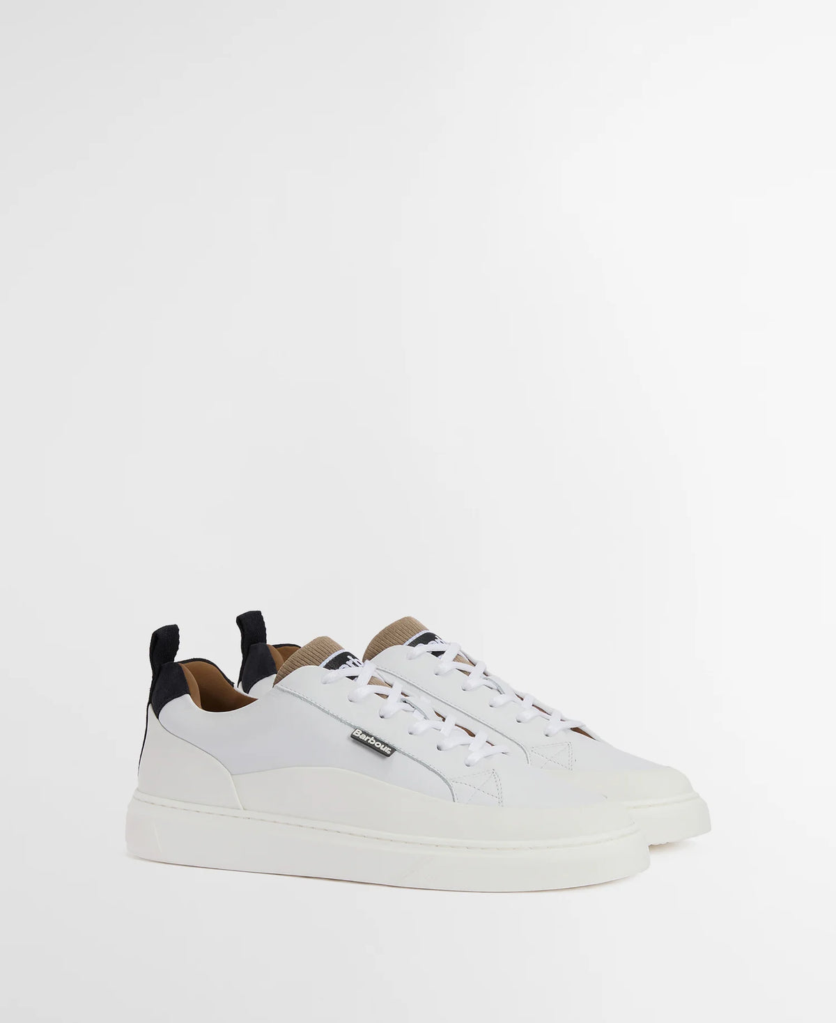 Barbour Stannington Trainer - White/Navy/Trench