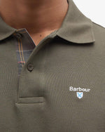 Barbour Tartan Pique Polo Shirt - Dark Olive