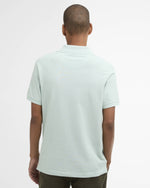 Barbour Tartan Pique Polo Shirt - Mint Blue
