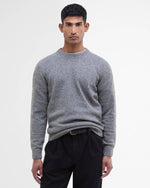 Barbour Tisbury Crew Neck Knitted Jumper - Classic Grey