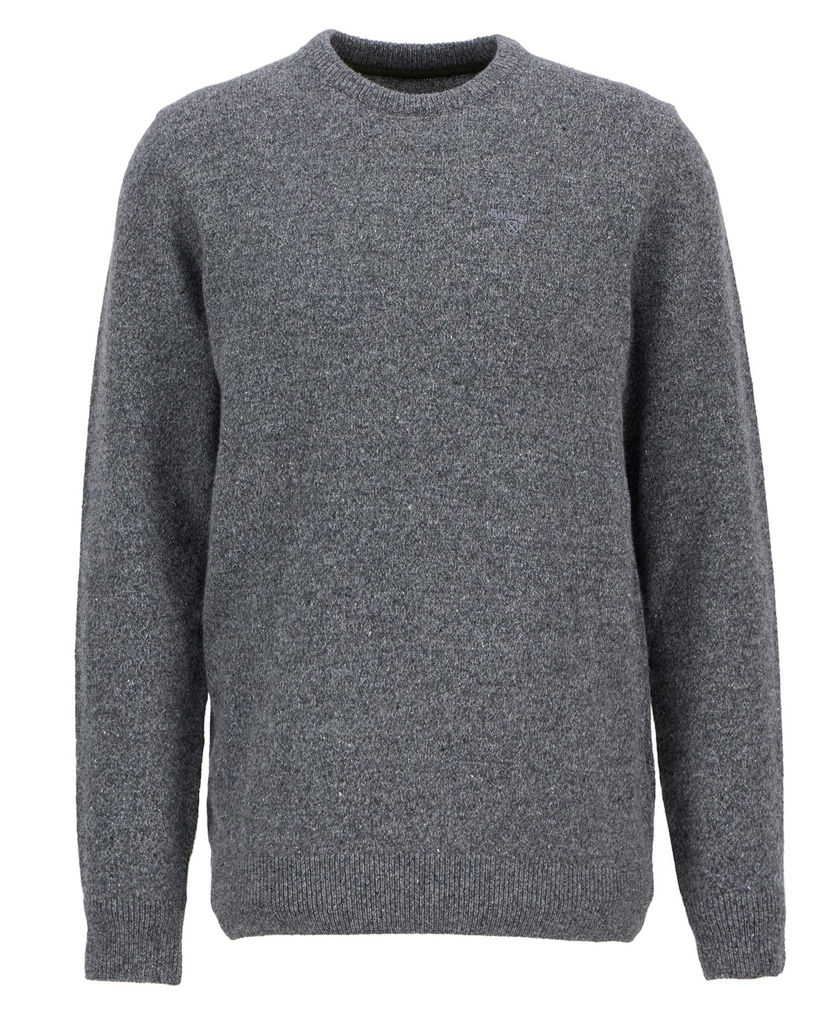 Barbour Tisbury Crew Neck Knitted Jumper - Classic Grey